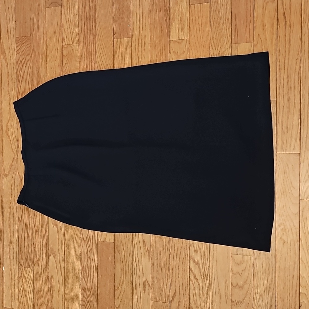SALE! Vintage B.Moss Black Tailored Skirt - Picture 9 of 10